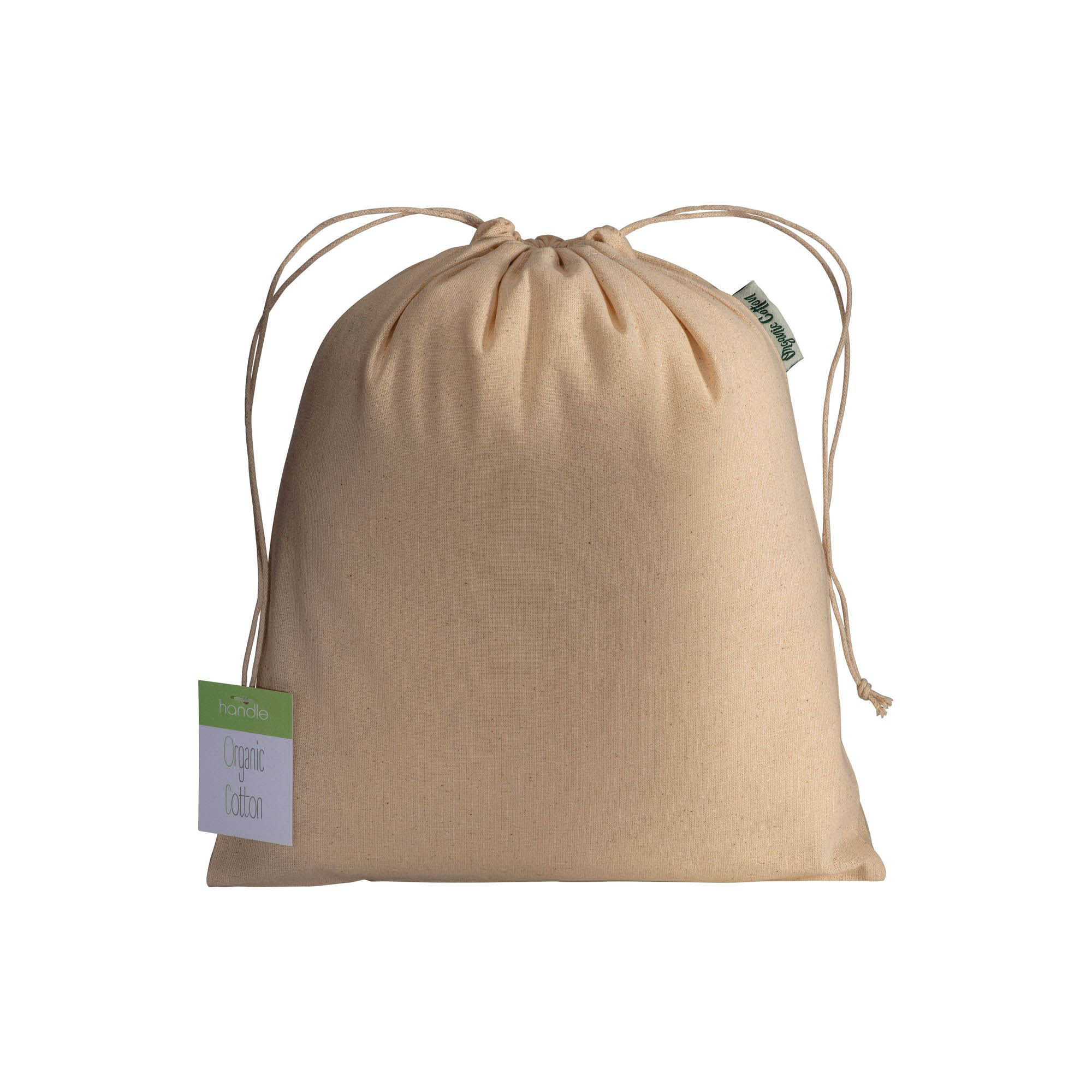 Eco Gifts Organic cotton drawstring bag 25x30cm