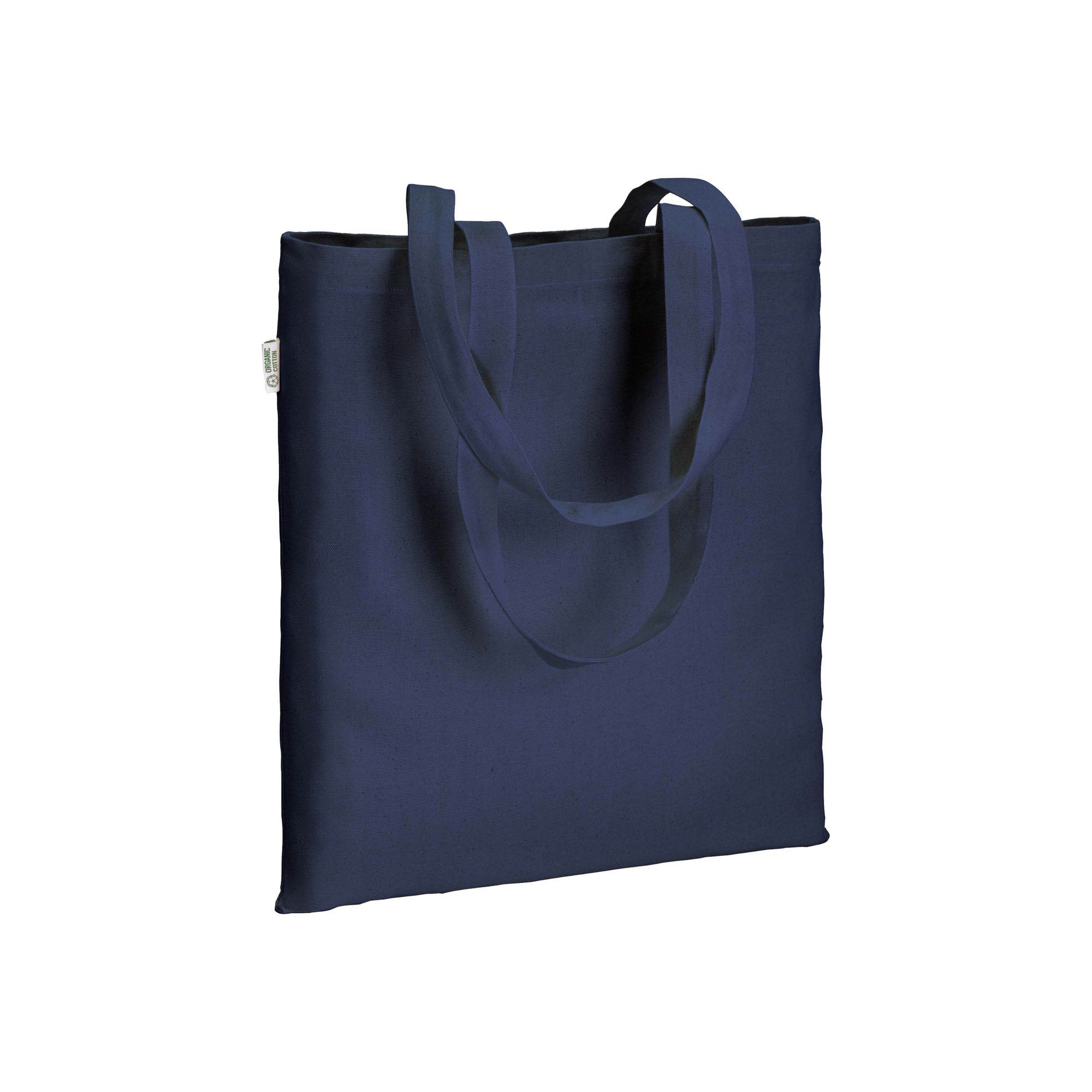 Eco Gifts 220/g m2 organic cotton shopping bag, long hanles and gusset