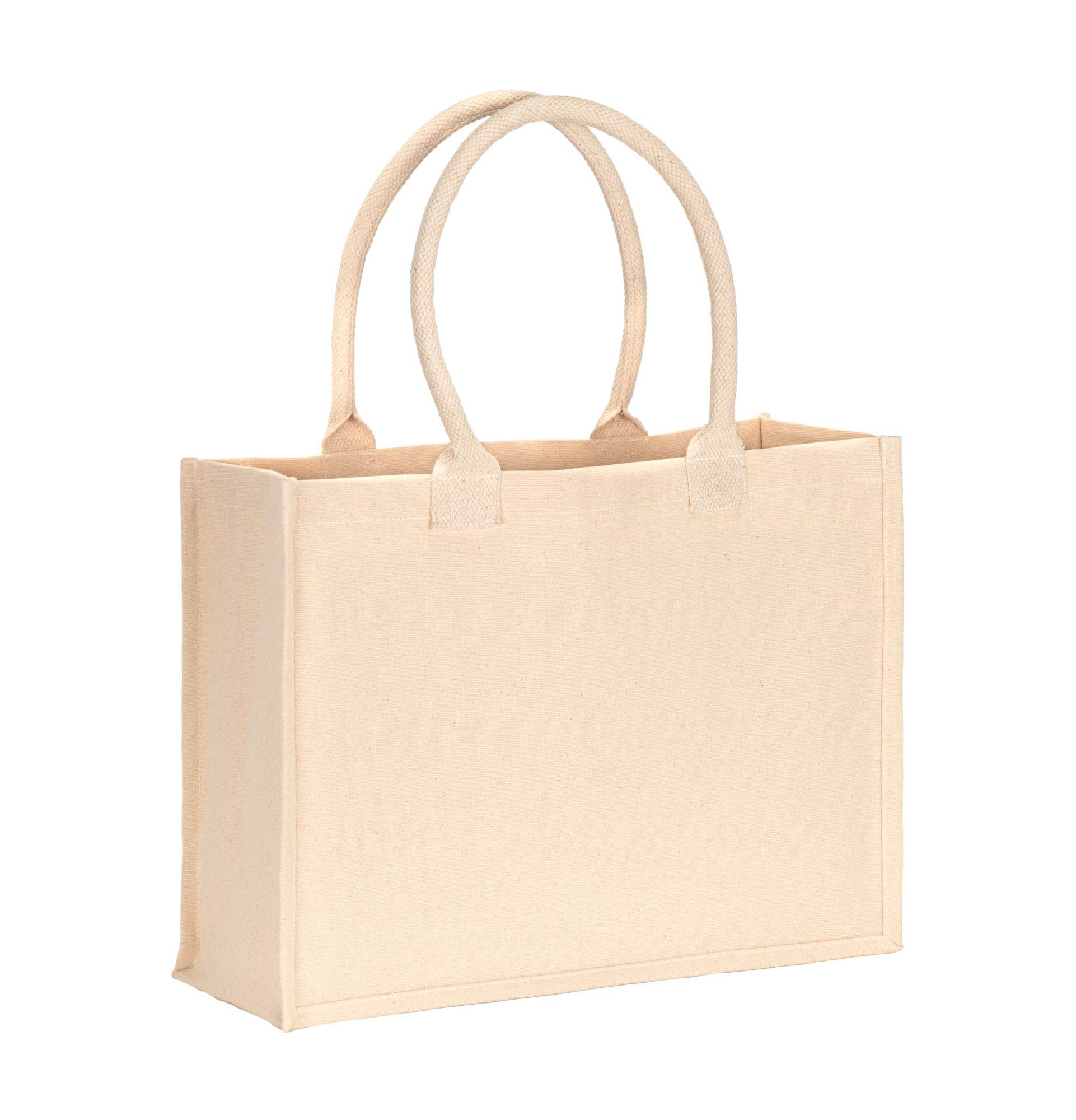 Eco Gifts Recycled cotton laminated 300 g/m2 shopper bag