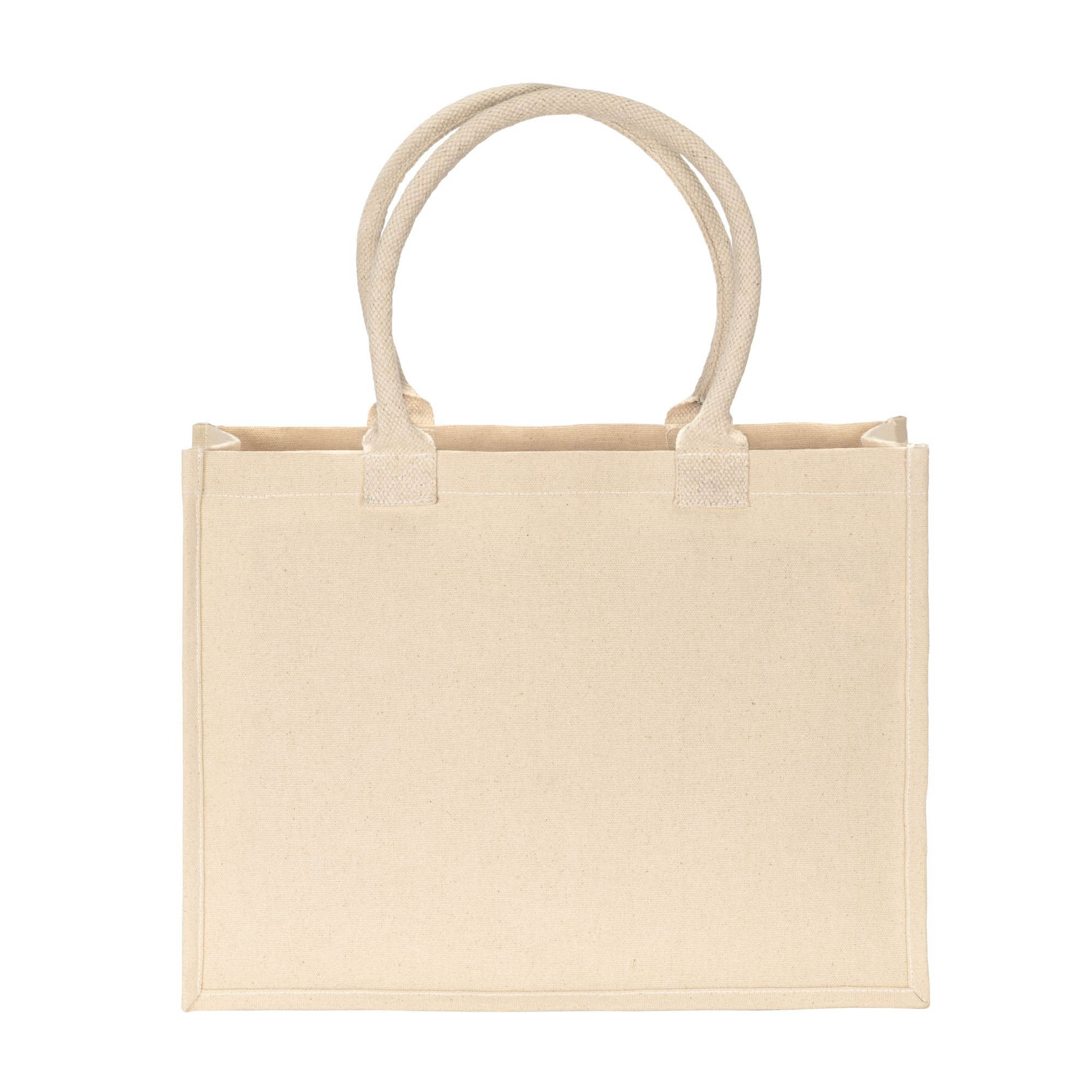 Eco Gifts Recycled cotton laminated 300 g/m2 shopper bag