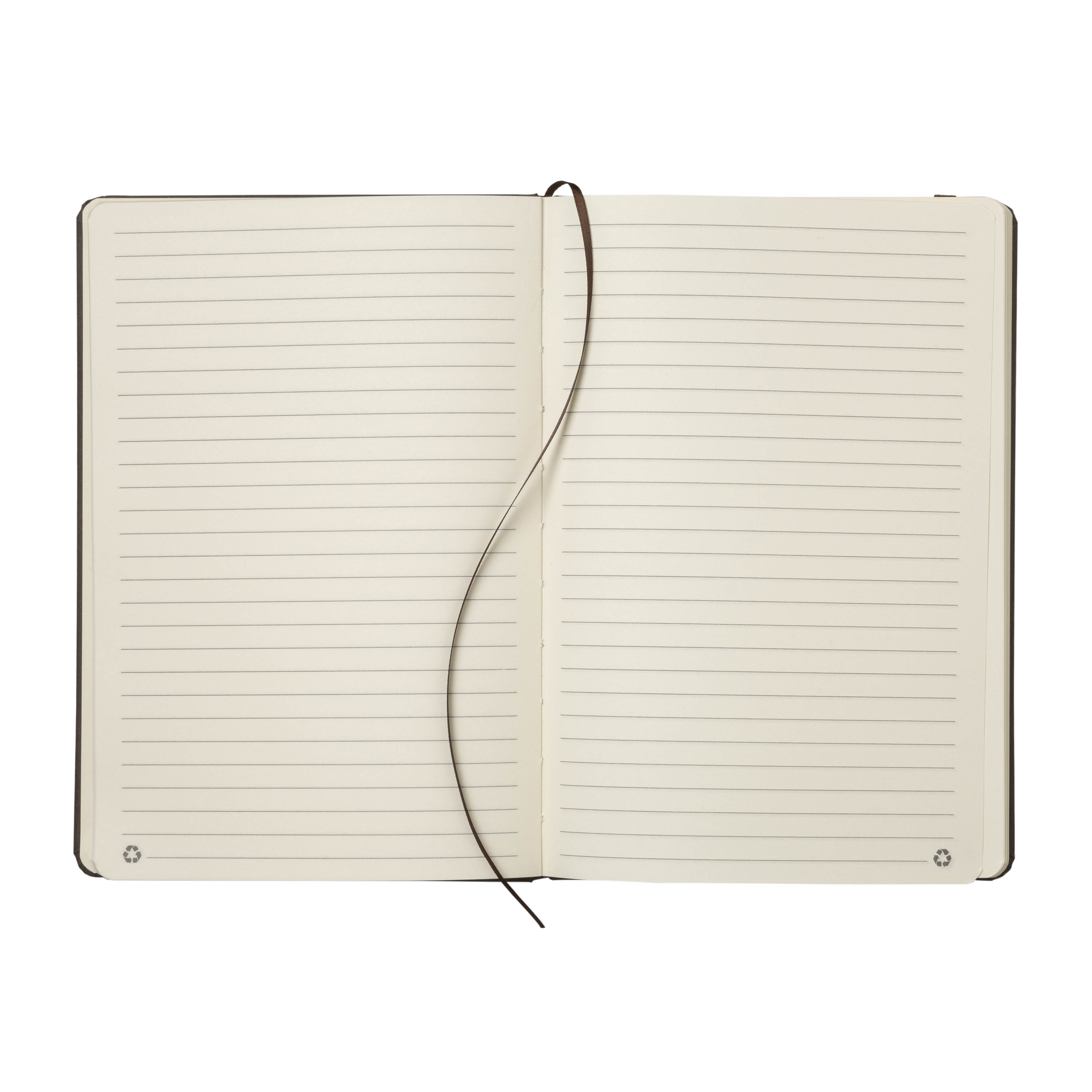 Eco Gifts Notebook with cover made from fruit scraps and elastic closing band