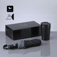 Colorissimo Travel set: thermal mug 350 ml & automatic umbrella