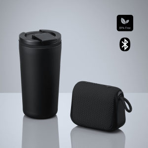 Audio Everyday Set: coffee mug 370 ml & wireless speaker
