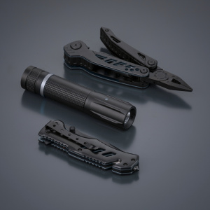 Colorissimo Optima Multiset: multitool, rescue knife & small flashlight