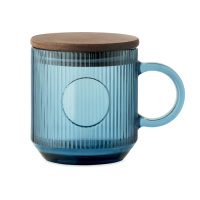 Eco Gifts VITRIO MUG Ribbed glass mug 300ml