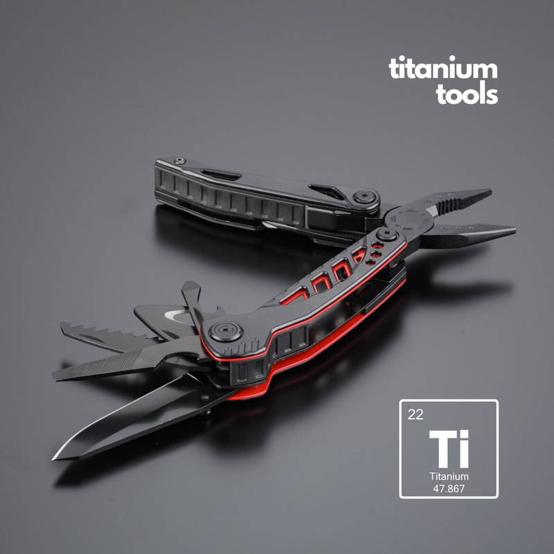 Colorissimo Optima Set III-B: Multitool, Rescue Knife, and Large Flashlight