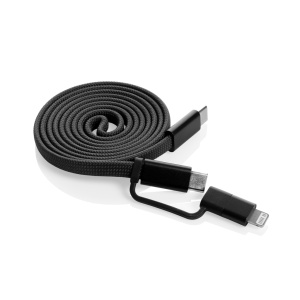 Chargers & Cables Arc RCS recycled Ultra-thin 60W 2 in 1 magnetic cable