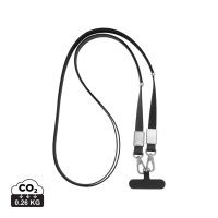 Eco Gifts Nivo RCS recycled PET Crossbody lanyard