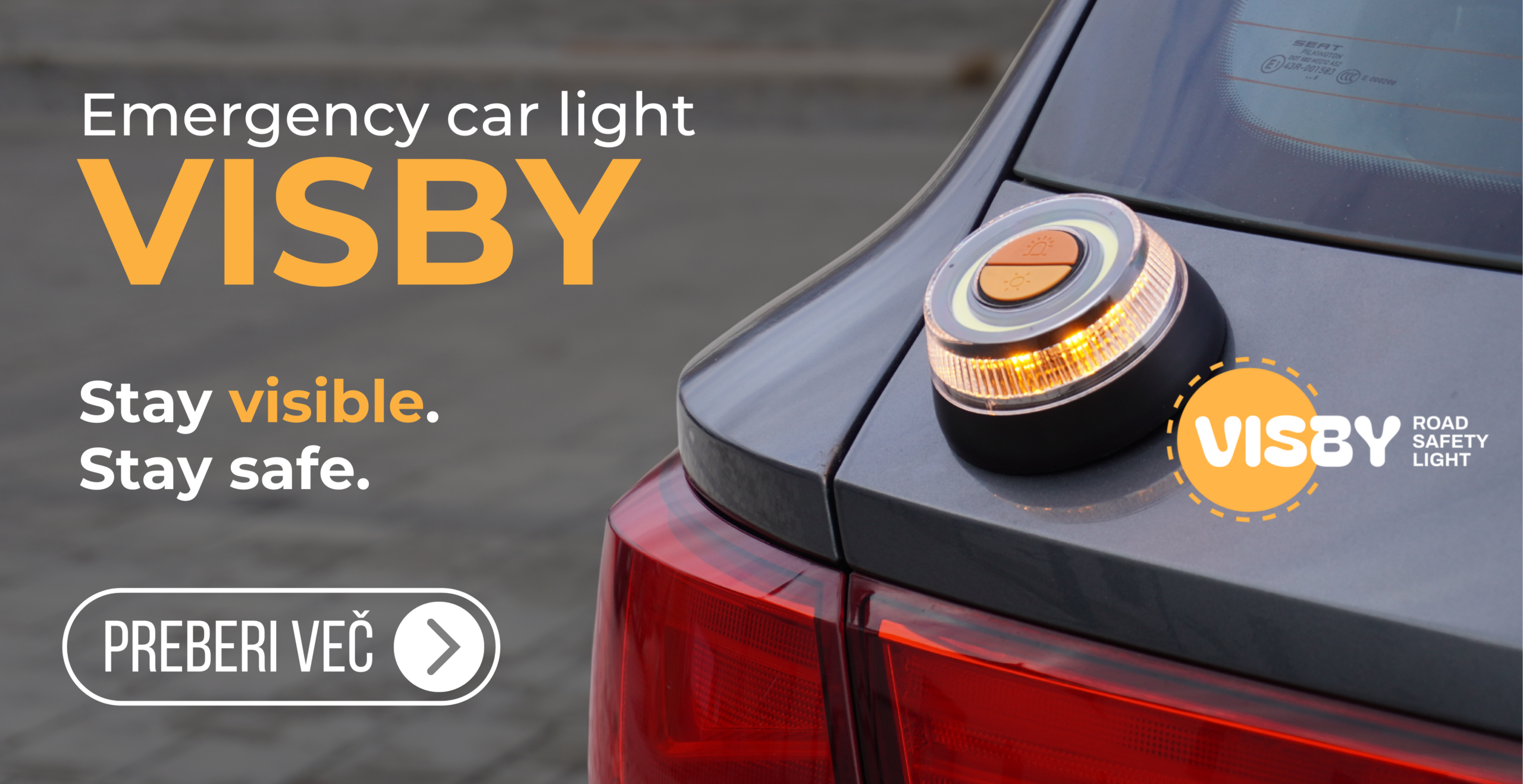 Visby - emergency car light