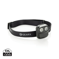 Eco Gifts Gear X RCS rPlastic head torch with motion sensor