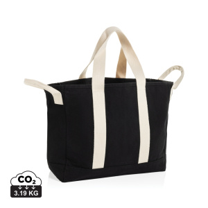 BEAU AWARE™ Beach bag 400gsm recycled canvas, with side hand Bags BEAU AWARE™ Beach bag 400gsm recycled canvas, with side hand