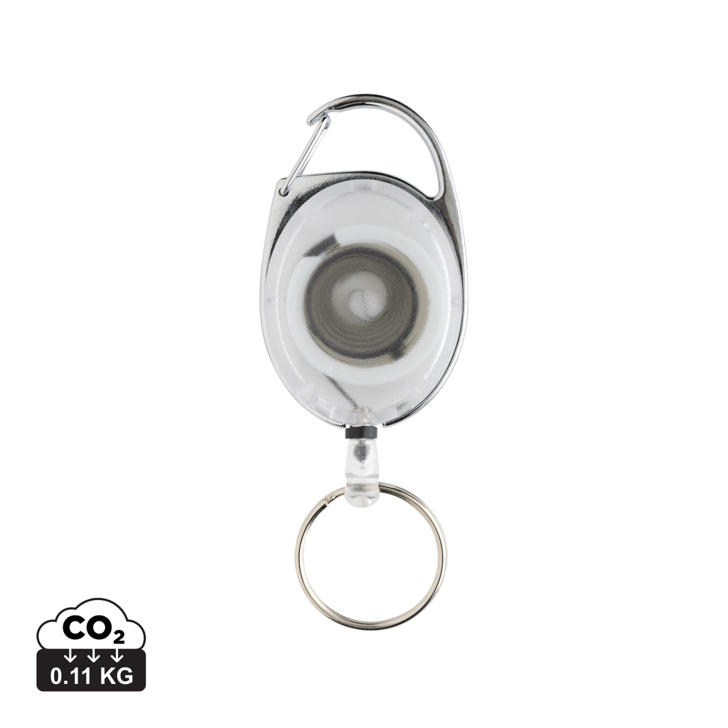 Eco Gifts RCS recycled ABS roller clip keychain